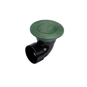 NDS 322G Pop-Up Drain Emitter (3-Inch - Green - Elbow -)